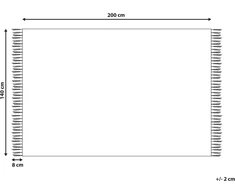 Beliani Vaikiškas kilimas TATARLI rožinis 140 x 200 cm medvilninis