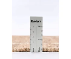 Beliani Kilimas GONDIA šviesiai smėlio spalvos 160 x 230 cm džiutas