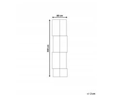 Beliani Kilimas SANGLI smėlio spalvos 80 x 300 cm džiuto