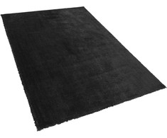 Beliani Šaggy kilimas 140 x 200 cm juoda EVREN