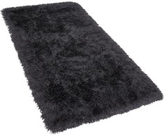 Beliani Shaggy kilimas 80 x 150 cm juoda CIDE
