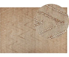 Beliani Rug iš džiuto 140 x 200 cm smėlio DADAY Lumarko!
