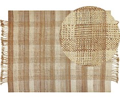 Beliani Rug iš džiuto 160 x 230 cm smėlio spalvos BERISSA Lumarko!