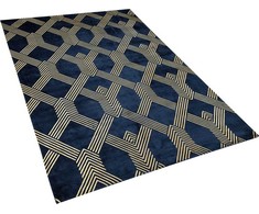 Beliani Kvapus kilimas 140 x 200 cm mėlyna VEKSE