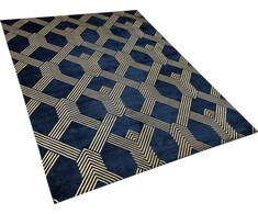 Beliani Kvapusis kilimas 160 x 230 cm mėlyna VEKSE