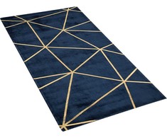 Beliani Kvapusis kilimas 80 x 150 cm mėlyna HAVZA