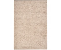 Beliani Vonios kilimėlis GOELA šviesiai rudas 60 x 90 cm medvilninis
