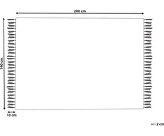 Beliani Džiuto kilimas 140 x 200 cm įvairiaspalvis TERKOS Lumarko!