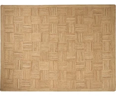 Beliani Dywan su juty 300 x 400 cm smėlio spalva ESENTEPE