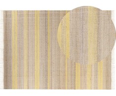 Beliani Žiedas džiuto 160 x 230 cm gelsvos spalvos TALPUR Lumarko!