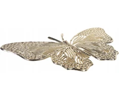 Beliani Dekoracinė figūrėlė Motyl MADIUN, metalinė, auksinės spalvos
