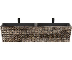 Beliani Pot 80 x 20 x 18 cm rudos spalvos KVALA