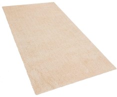 Beliani kilimas 80 x 150 cm smėlio spalvos DEMRE
