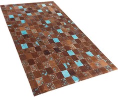 Beliani Odos skiautės kilimas 80 x 150 cm rudos ALIAGA