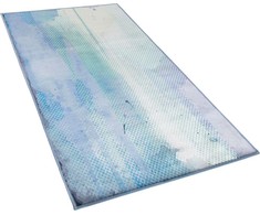 Beliani Dywan 80 x 150 cm mėlyna-žalia SUSUZ
