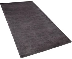Beliani Kvapusis kilimas 80 x 150 cm tamsiai pilkas GESI II