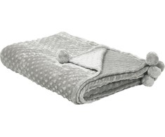 Beliani Padėklas 200 x 220 cm pilkas
