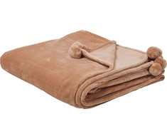 Beliani Blankas 200 x 220 cm rudos spalvos