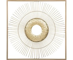 Beliani Sienų dekoracija MERCURY 50 cm, metalinė, auksinė