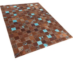 Beliani Odos skiautės kilimas 160 x 230 cm rudos ALIAGA