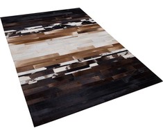 Beliani Odos kilimas 140 x 200 cm juodas, rusvas DALYAN