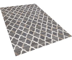 Beliani Odos kilimas 140 x 200 cm žalsvai rusvos spalvos ROLUNAY
