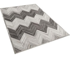 Beliani Odos kilimas 140 x 200 cm pilkas AytePE