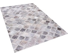Beliani Odos kilimas 140 x 200 cm pilkas AGACLI