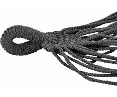 Beliani Sodo hamakas ROCCA, 150 kg, 290 x 150cm, pilkas