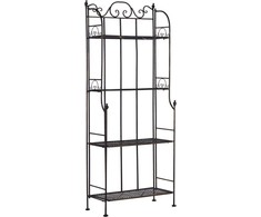 Beliani Lentyna ISERNIA metalinė 155 cm 61 cm juoda