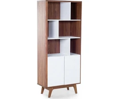 Beliani Lentyna COLUMBUS 182 cm ruda / balta