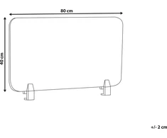 Beliani Kambarys 80 x 40 cm mėlyna WALLY