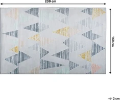 Beliani Karpetas 160 x 230 cm žalsvai geltonas YAYLA