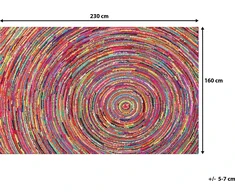 Beliani Kilimas 160 x 230 cm daugiakampis MALATYA