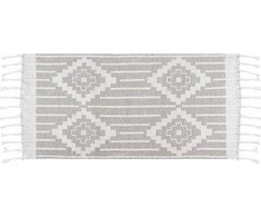 Beliani kilimas 80 x 150 cm pilkai baltas TABIAT Lumarko!