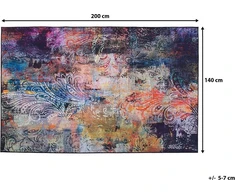 Beliani kilimėlis 140 x 200 cm daugiasluoksnis MERDIN