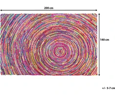 Beliani kilimėlis 140 x 200 cm daugiasluoksnis MALATYA