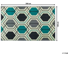 Beliani kilimėlis 140 x 200 cm daugiasluoksnis GIRESUN