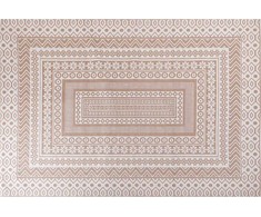 Beliani Rug 160 x 230 cm baltai rudos spalvos!
