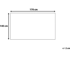 Beliani Koc 140 x 170 cm RIEBALUS AUGALAS