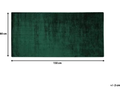 Beliani Kvapusis kilimas 80 x 150 cm žalias GESI II