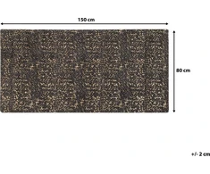 Beliani Kvapusis kilimas 80 x 150 cm žalio aukso ESEL