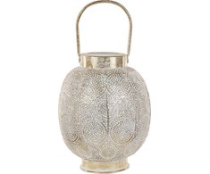Beliani Lampion 30 cm metalo aukso LANTAU