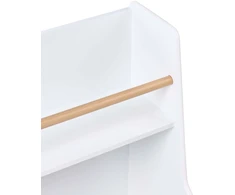 Beliani Knygų lentyna 2 lentynų JACKIT 72 cm balta