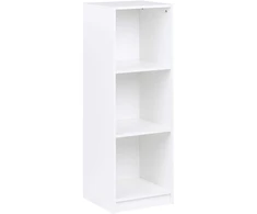Beliani Knygų lentyna 3 lentynų ZEHNA 117 cm Balta