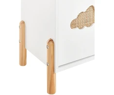 Beliani Rėmas CLOUDY 111 cm baltas