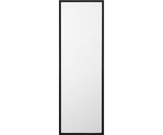 Beliani Pastatomas veidrodis TORCY 140 cm, juodas