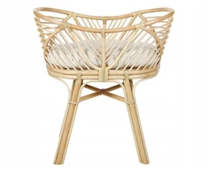 Lova Beliani Vaikiška lovytė Rattan GRUISSAN 50 x 70 cm Natūrali