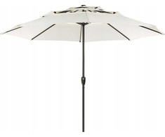 Beliani Lumarko Garden Umbrella - 285 cm BIBIONE smėlio!