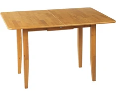 Beliani Išskleidžiamas valgomojo stalas MASELA rudas 90/120 cm 60 cm medinis